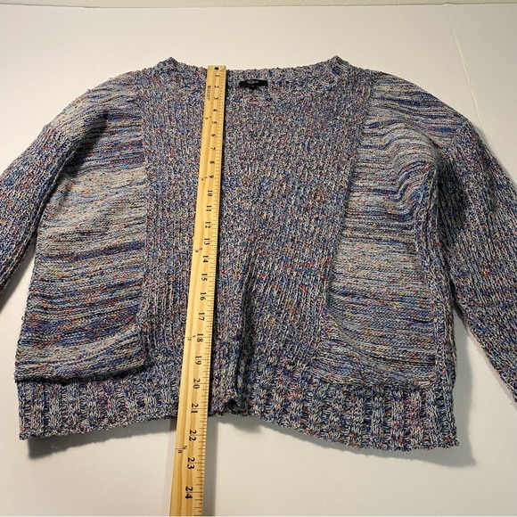 Rails Anthropologie Elsa Speckled Blue Long Sleeve Sweater - Picture 13 of 14